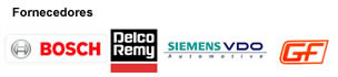 Fornecedores Bosch, Delco Remy, Siemens VDO, GF